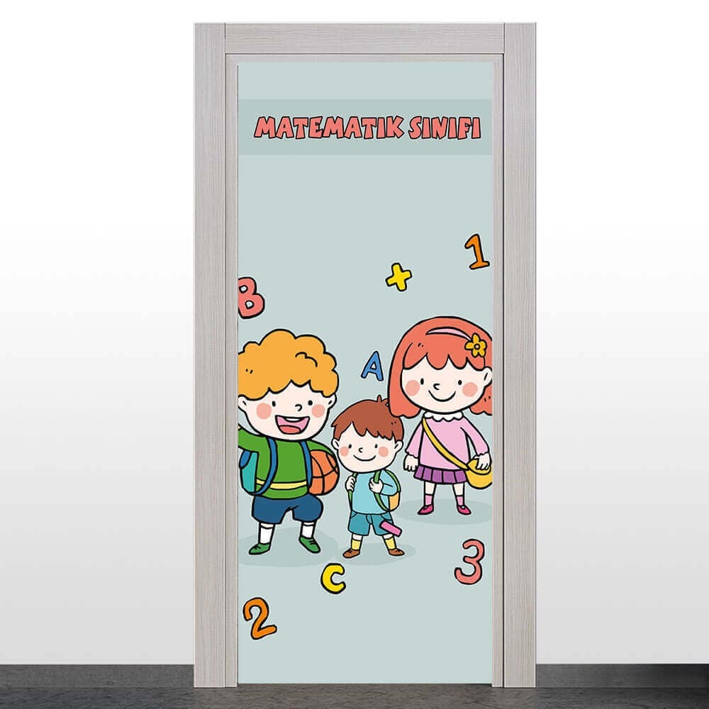 Matematik Sınıfı Kapı Giydirme