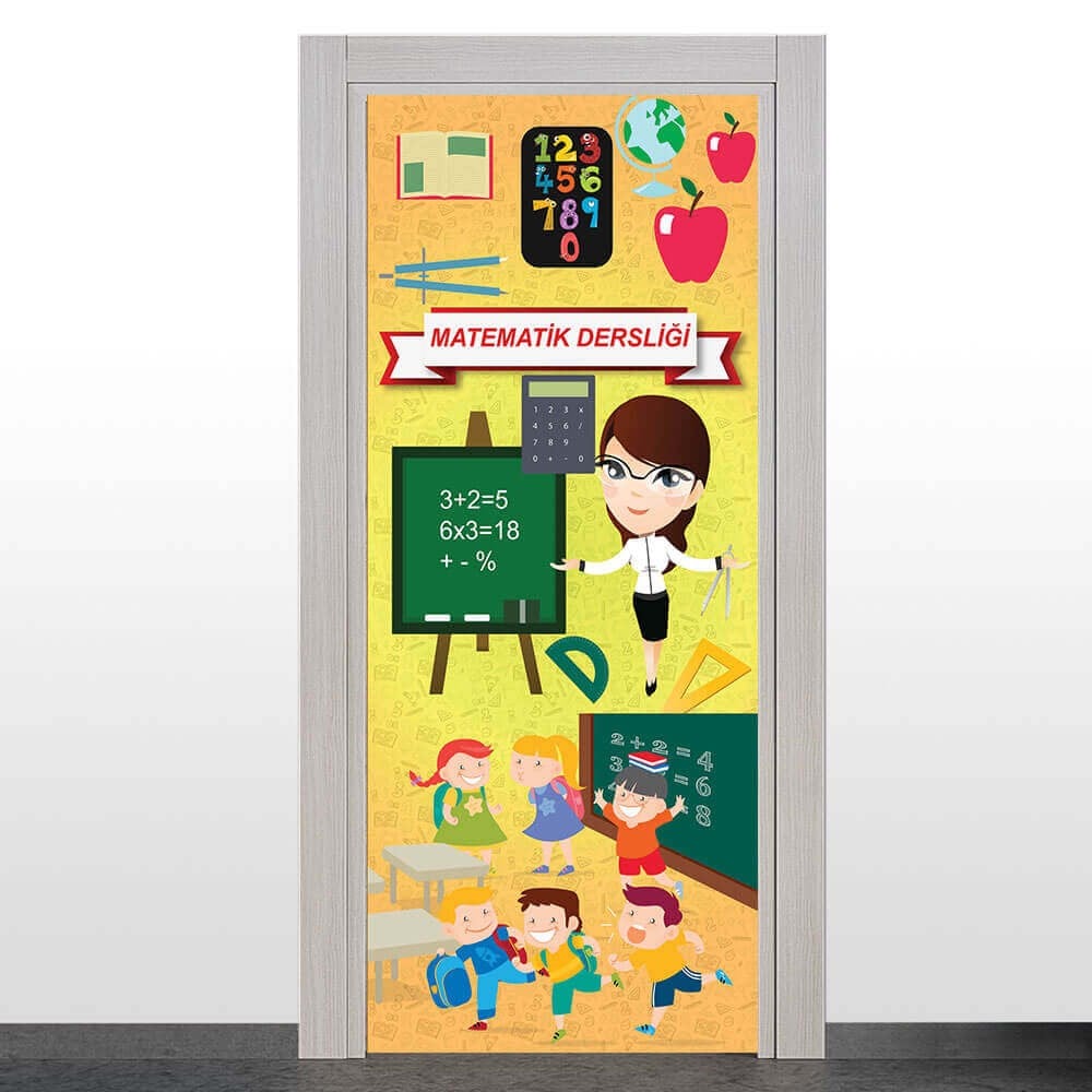 Matematik Sınıfı Kapı Giydirme 2