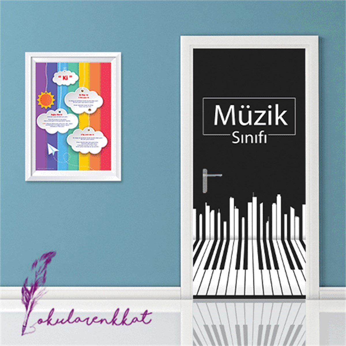 Müzik Dersliği Kapı Giydirme