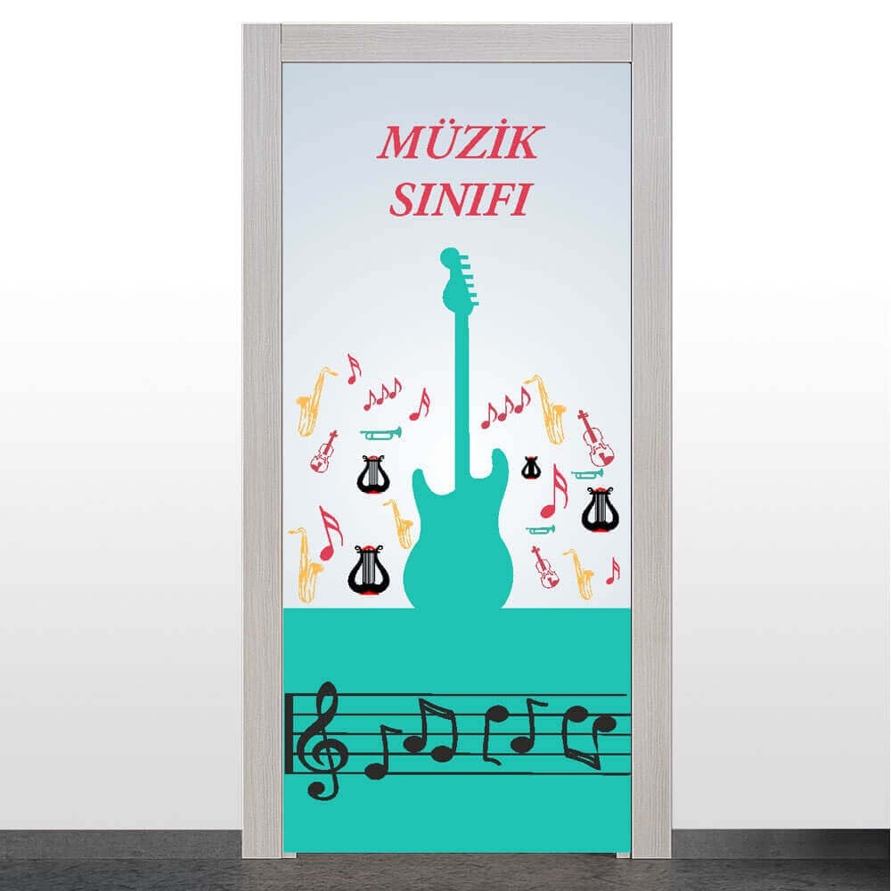 Müzik Sınıfı Kapı Giydirme