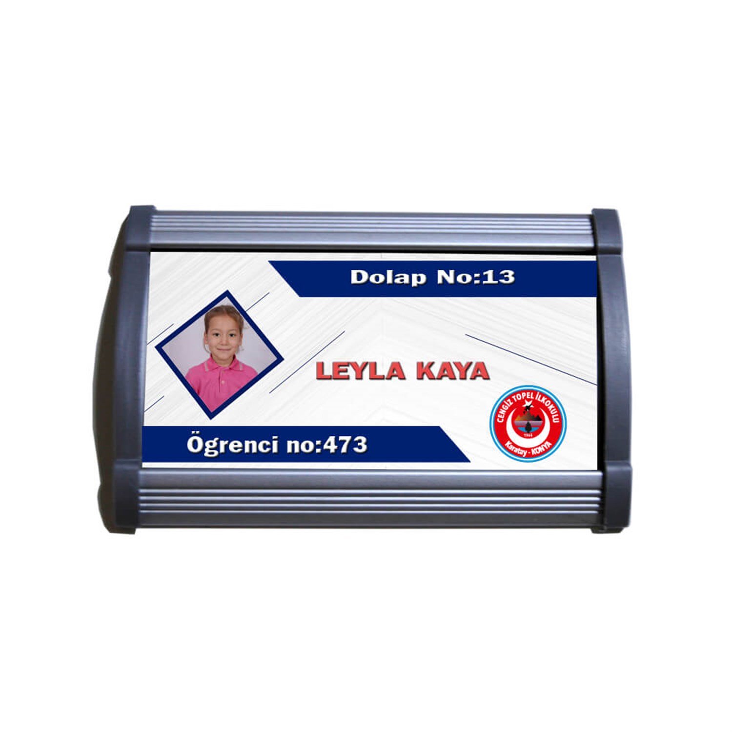 Öğrenci Ve Öğretmen Dolap İsimliği(10,5 X 7 cm)