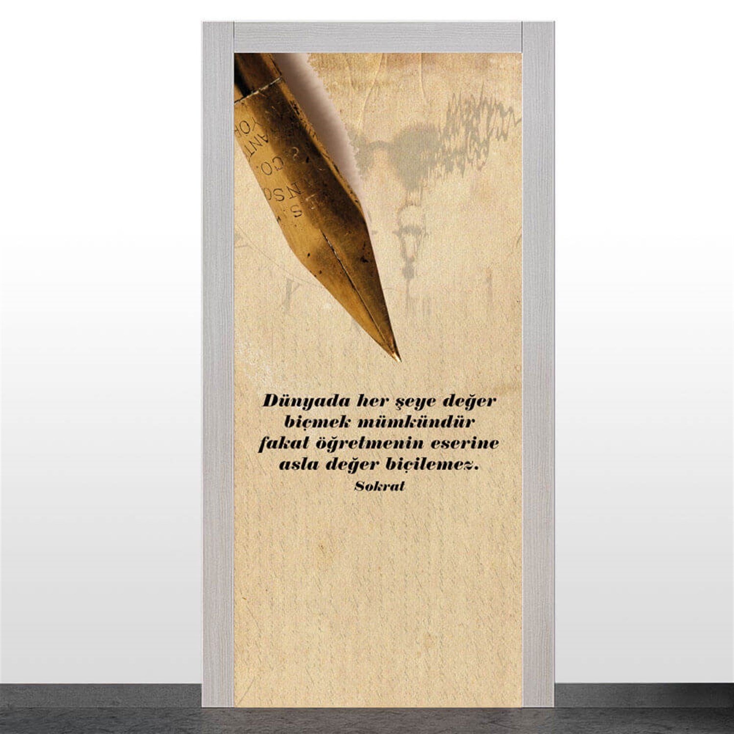 Öğretmenler Odası Kapı Giydirme Sokrates