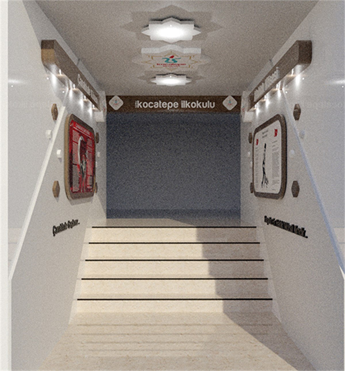 Okul Giriş ve Koridor Tasarımı