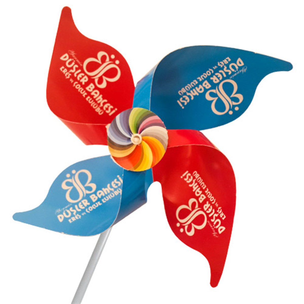 Okul Logolu Rüzgar Gülü