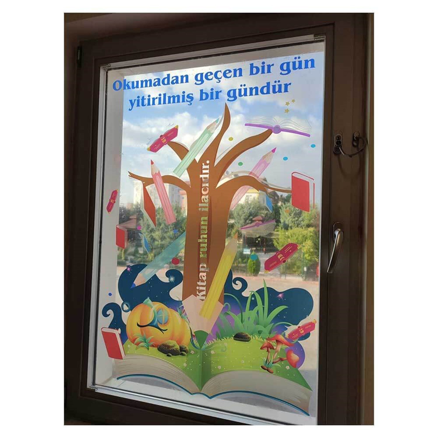 Okul Pencere Giydirme  okularenkkat Pencere sticker