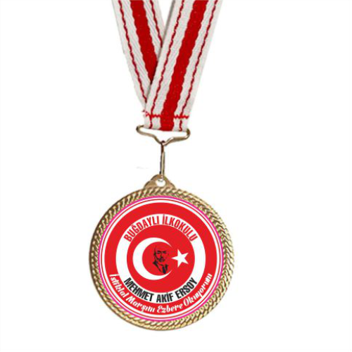 orkitklalmdlyİstiklal Marşını Ezbere Okuyorum MadalyasıMadalyaOkularenkkat