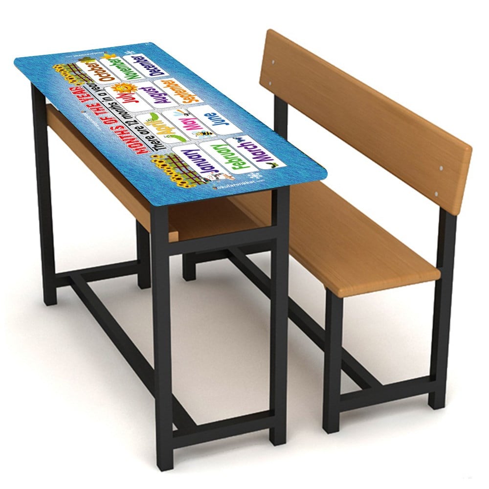 orksö008Lastikli Gizil Öğrenme Sıra ÖrtüsüGizil Öğrenme Baskılı Sıra ÖrtüsüOkularenkkat