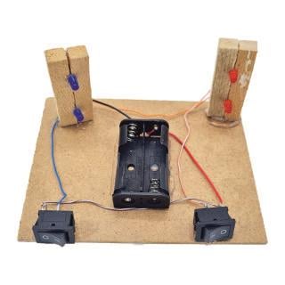 orktektsrm14Led Lamba Elektrik Deney Seti Çift AnahtarlıTeknoloji Tasarım ÜrünleriOkularenkkat