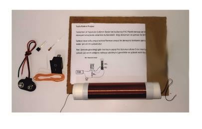 orktslbbn02 Tesla Bobini Deney Seti DemonteTeknoloji Tasarım ÜrünleriOkularenkkat