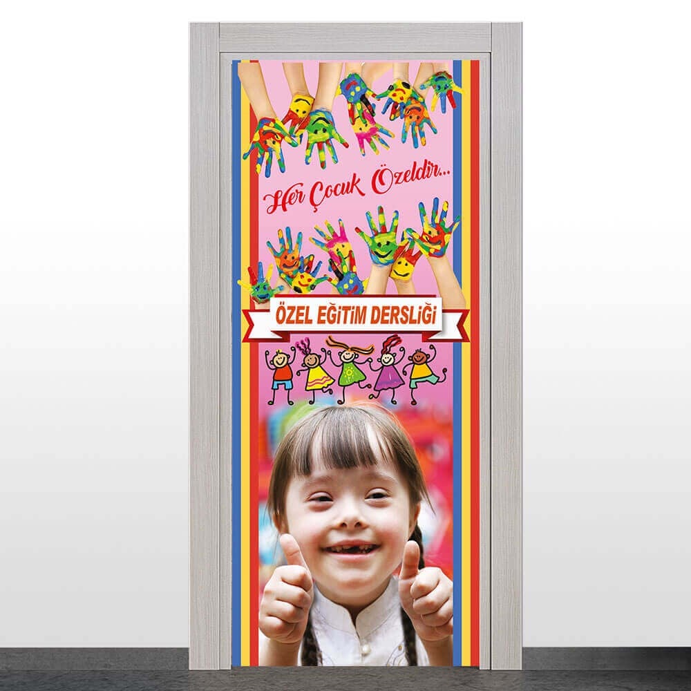 Özel Eğitim Sınıfı Kapı Giydirme 1