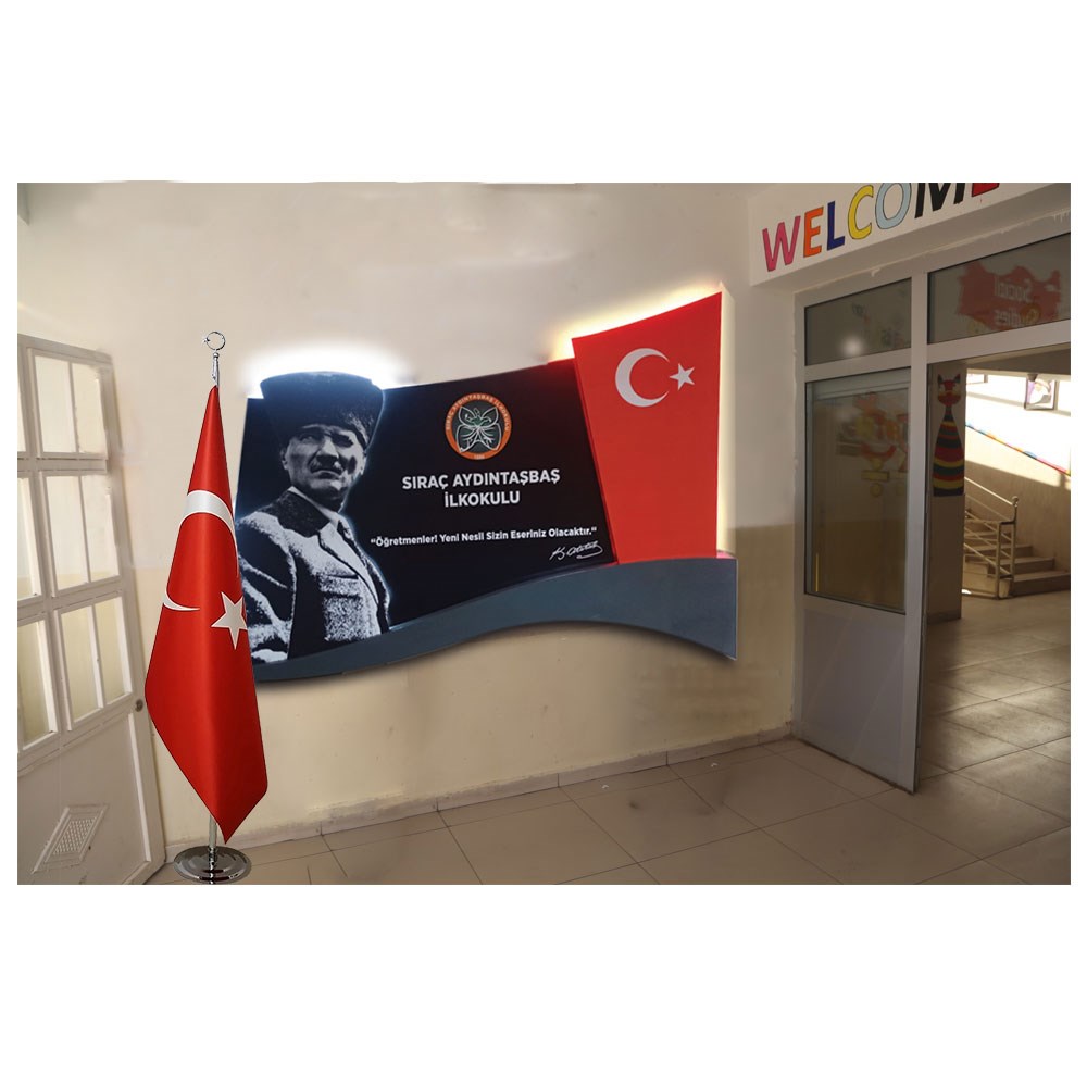 pano atatürk1Işıklı Atatürk köşesi Atatürk KöşesiOkularenkkat