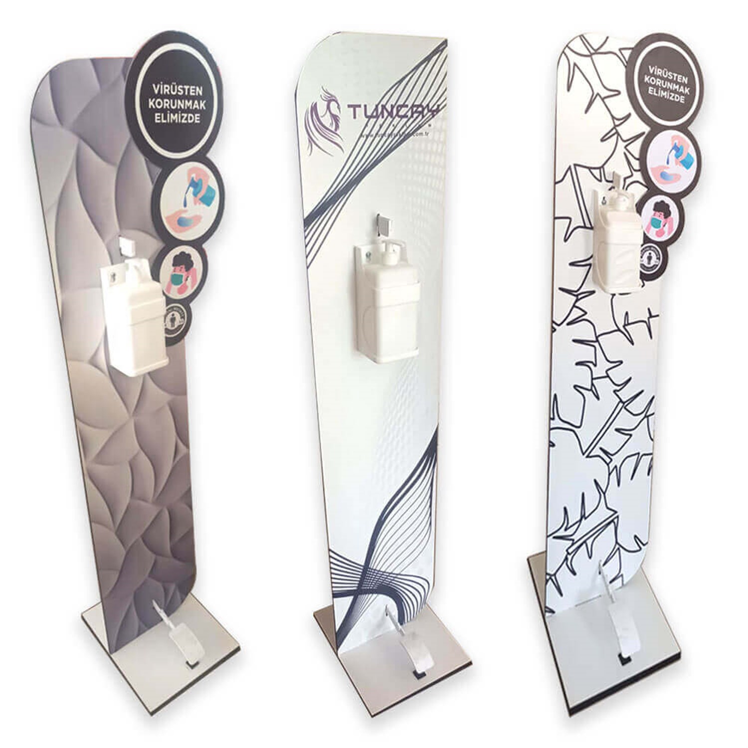 Şekilli Dezenfektan Standı