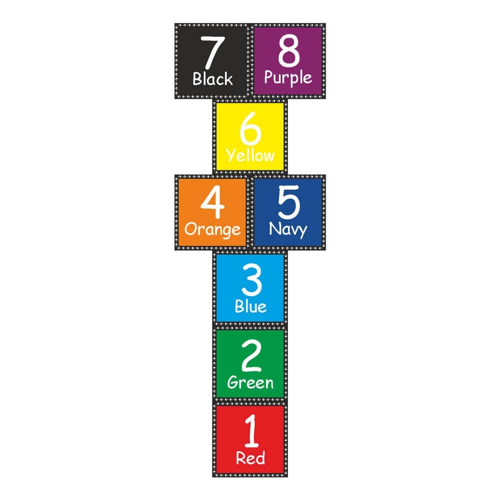 Seksek Oyunu (İngilizce Renkler)