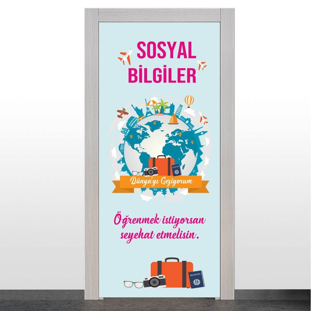 Sosyal Bilgiler Kapı Giydirme