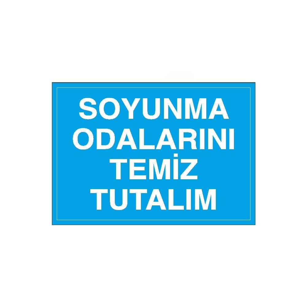 Soyunma Odalarını Temiz Tutalım