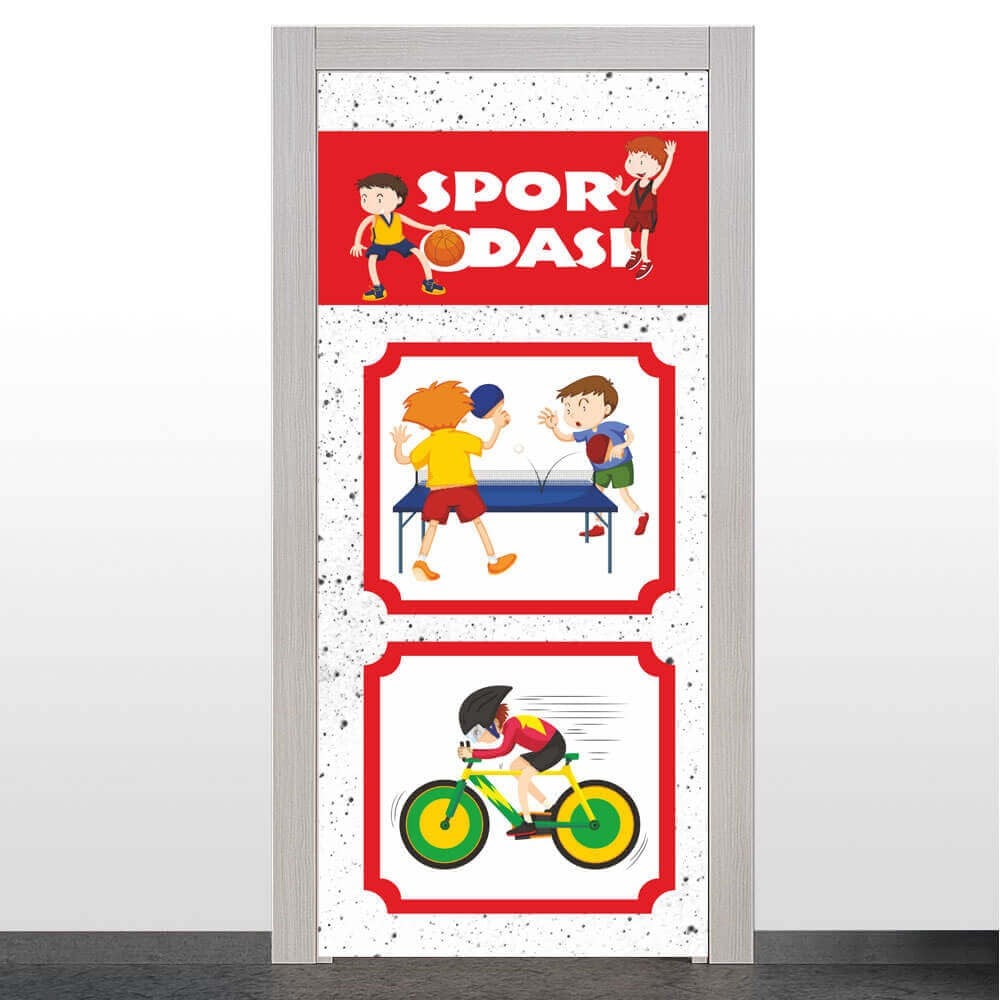 Spor Odası Kapı Giydirme