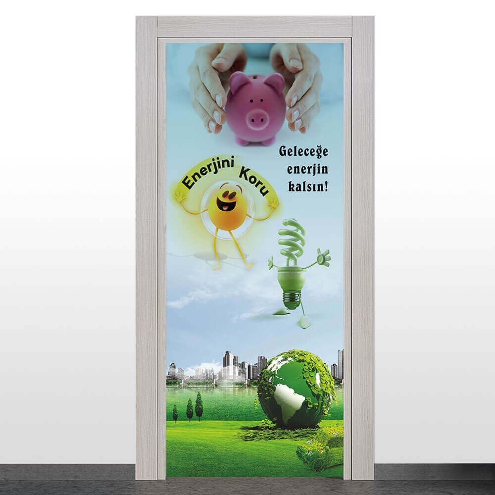 Tasarruf Temalı Değerler Kapı Giydirme