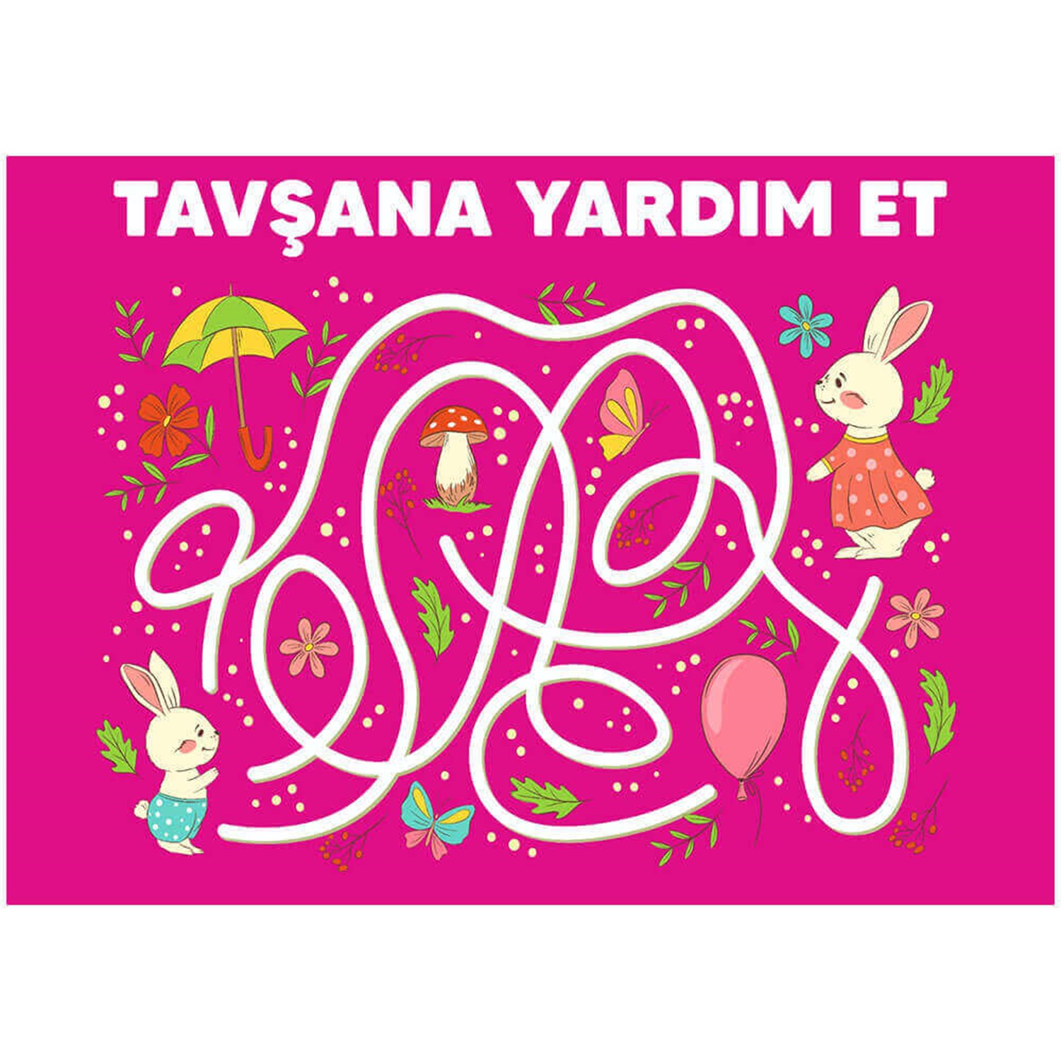 Tavşana Yardım Et zemin oyunu