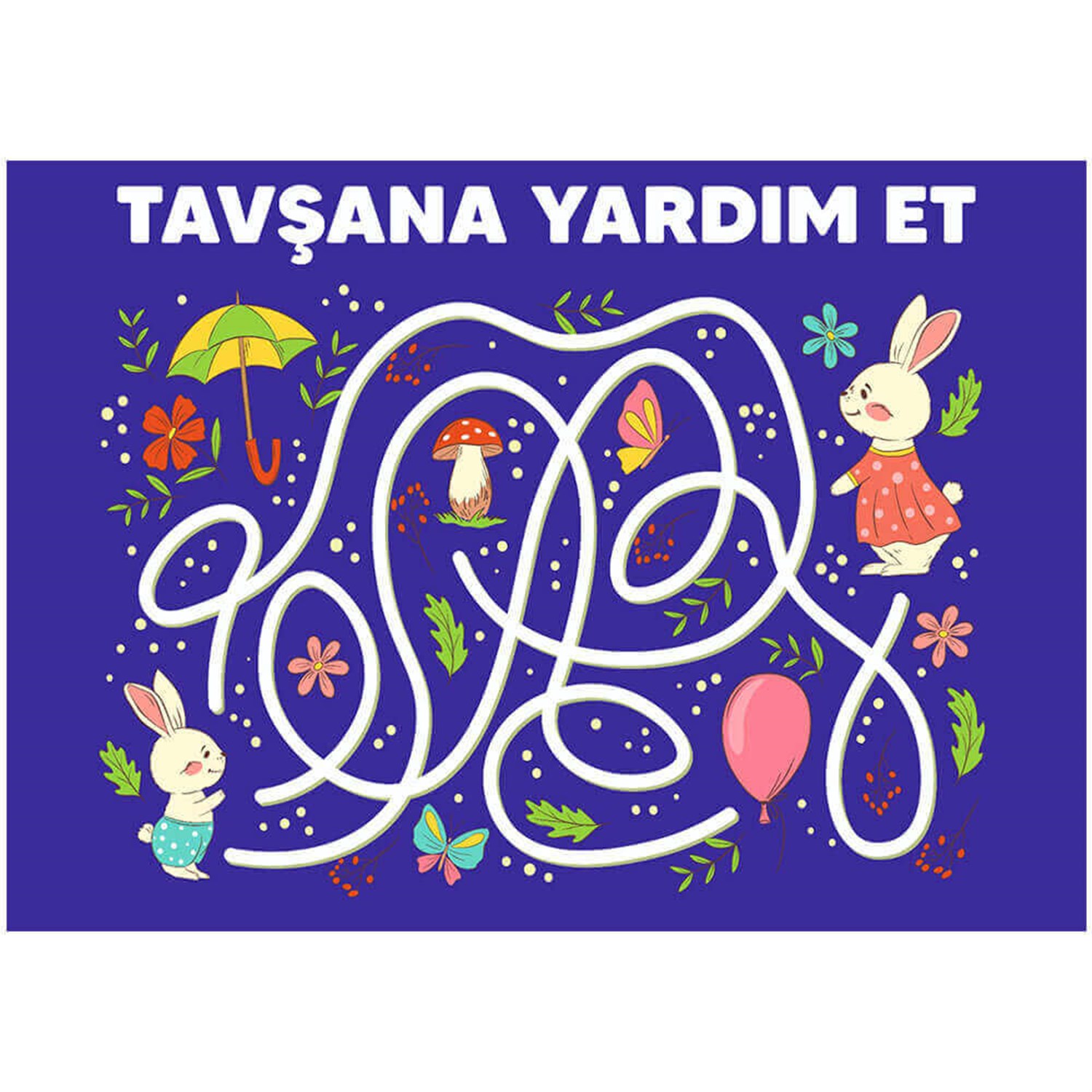 Tavşana Yardım Et çiz
