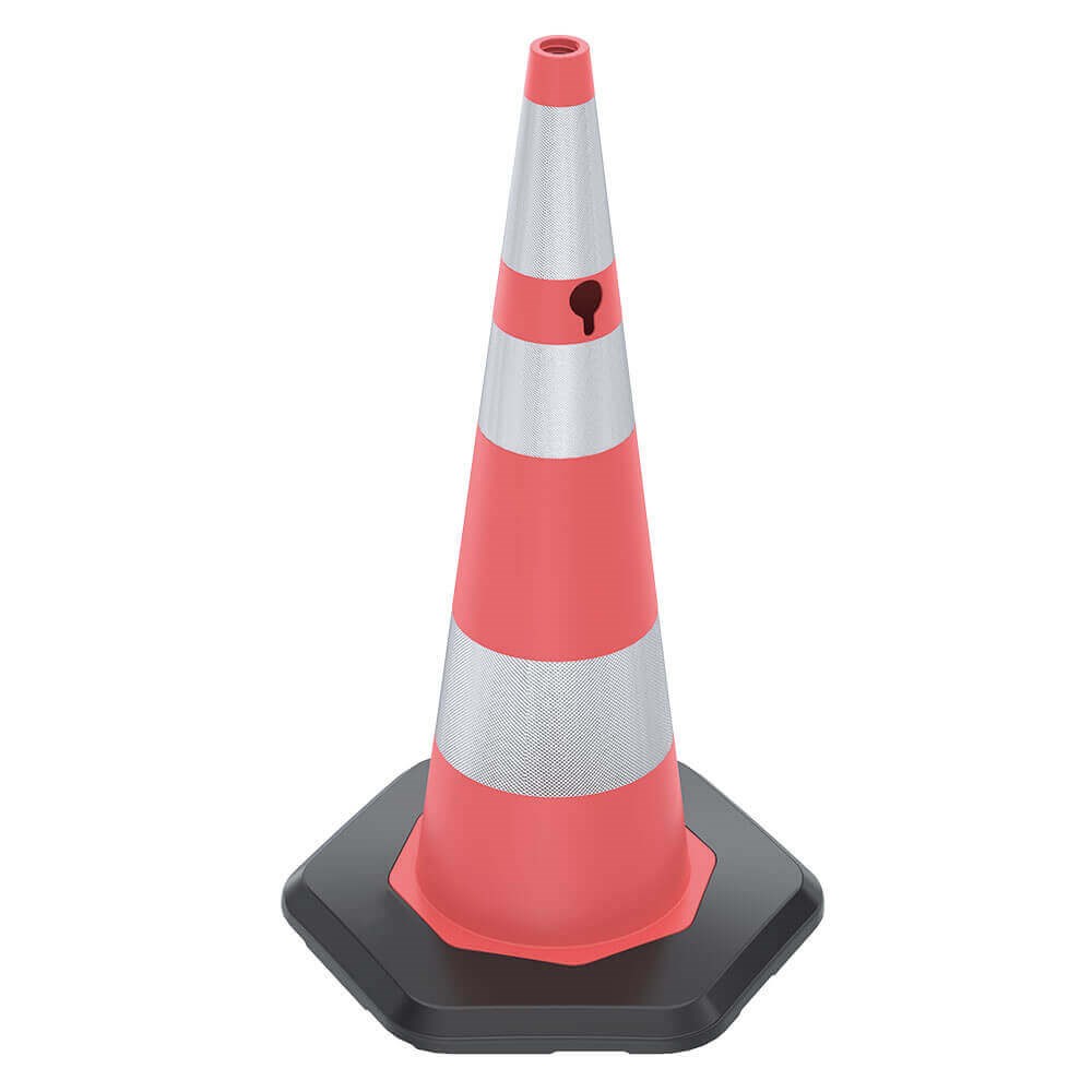 Trafik Konisi Ağırlıklı Pvc - 93 cm - Reflektifli