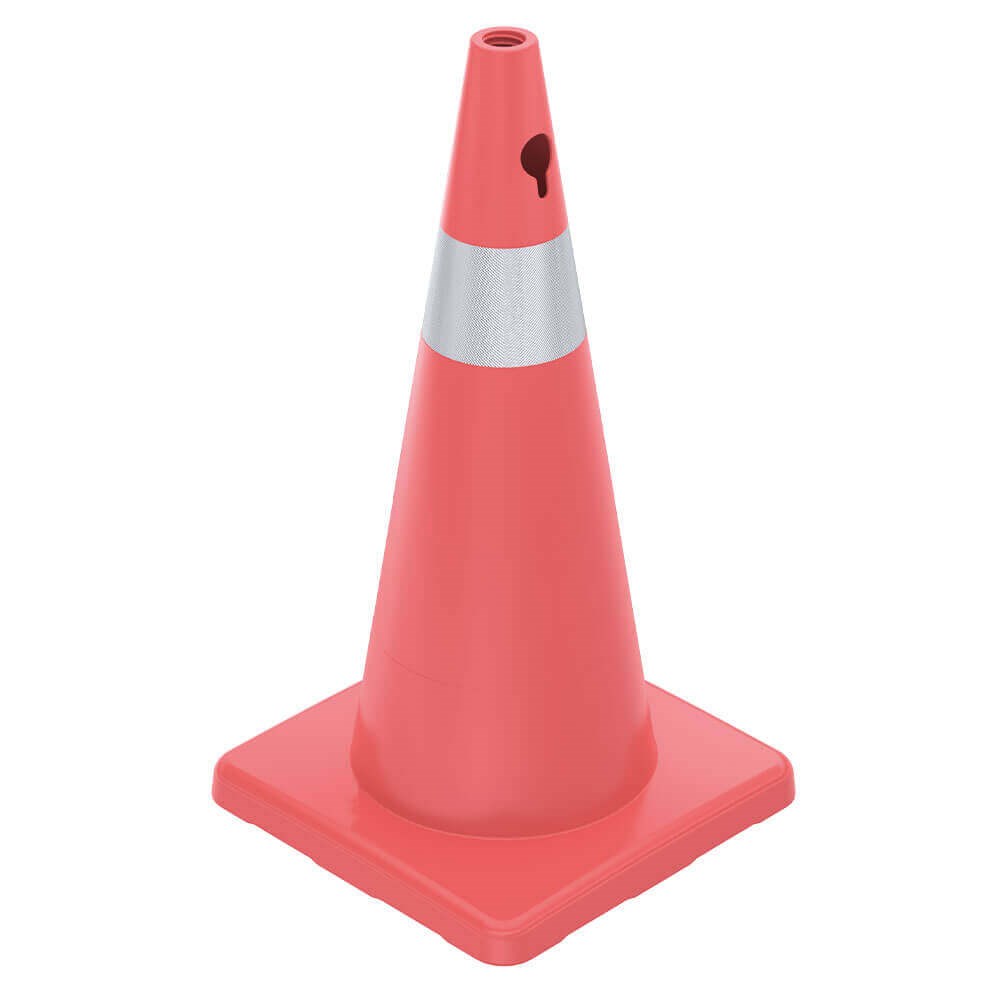 Trafik Konisi Dörtgen Pvc - 73 cm - Reflektifli