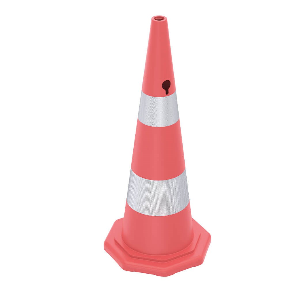 Trafik Konisi Sekizgen Pvc - 93 cm - Reflektifli