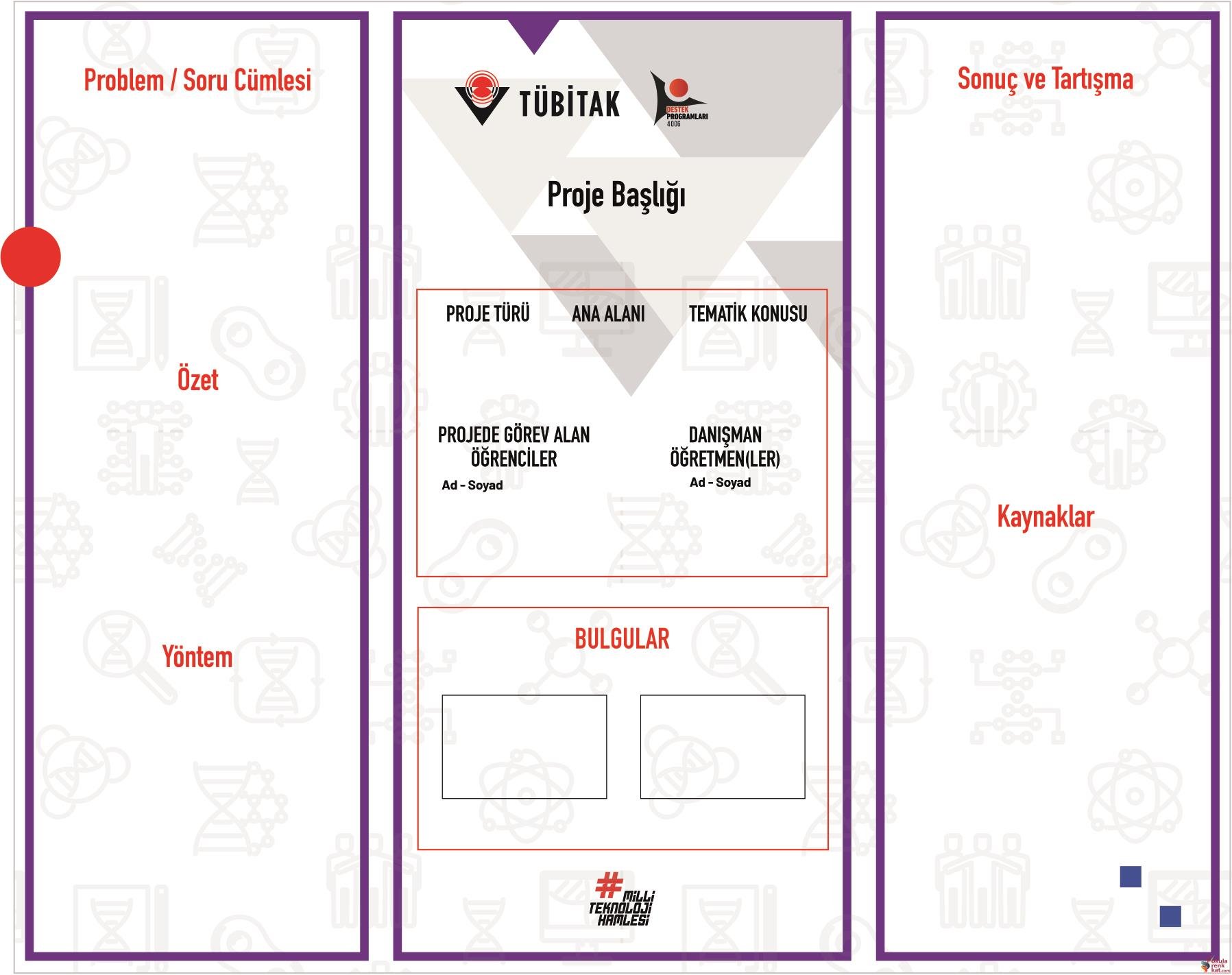 tspg001Bilim Fuarı Sunum Panosu ve Poster Ayağı( 80x100) (Yaz-Sil)Bilim Fuarı Sunum Panosu - Hatıra ÇerçevesiOkularenkkat