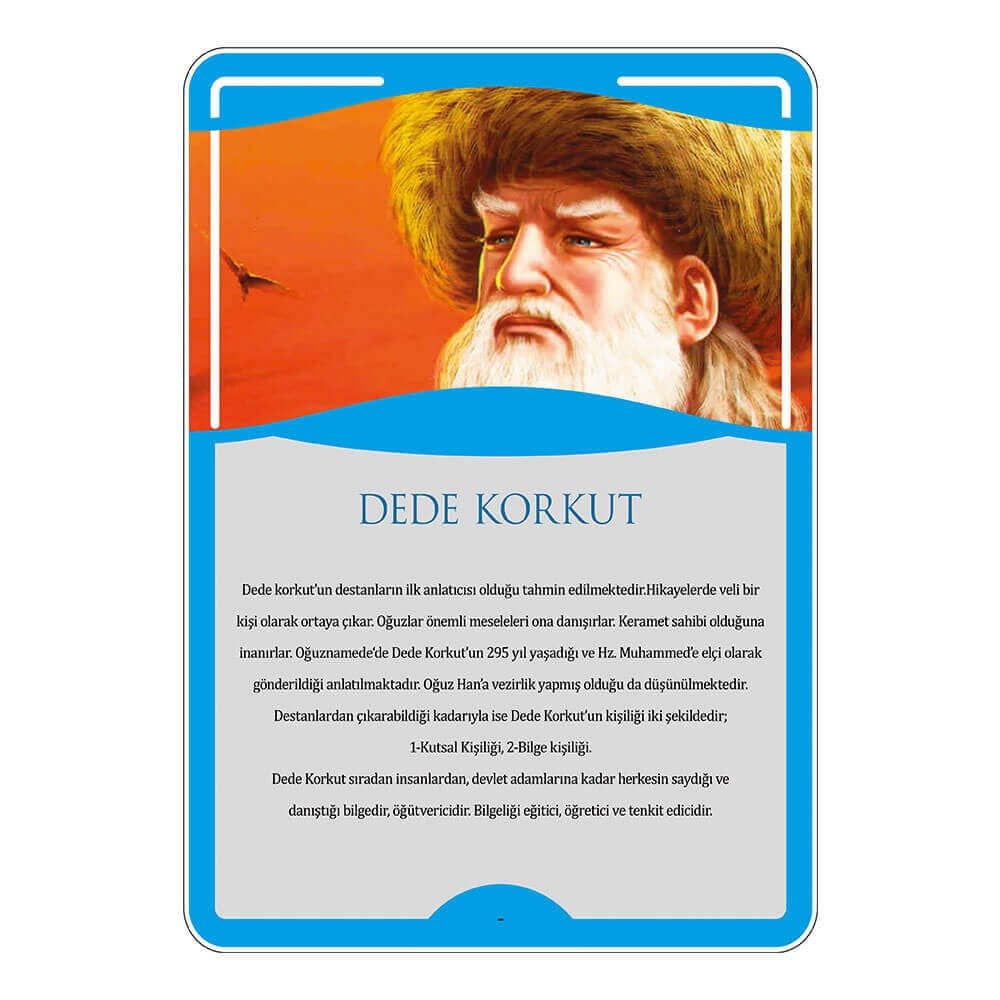 Türk Büyükleri - Dede Korkut Afişi