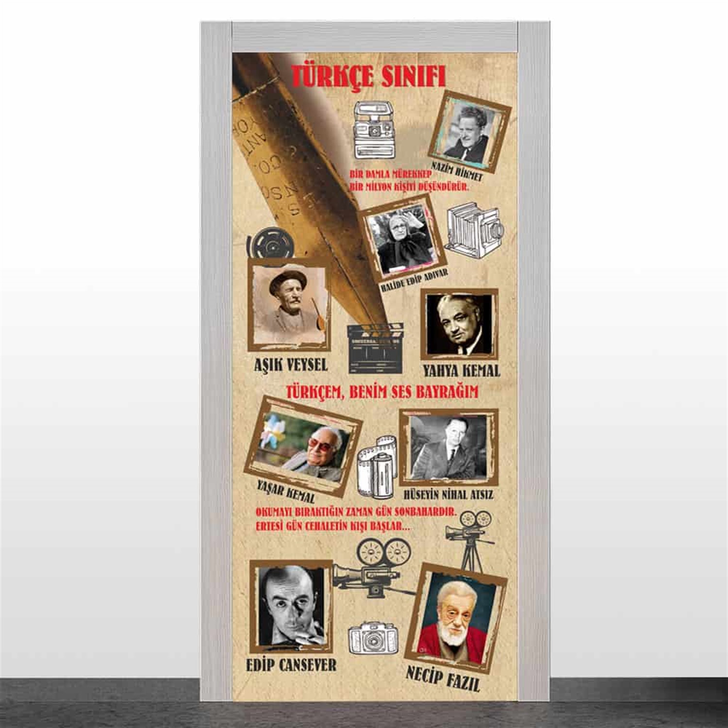 Türkçe Sınıf Kapı Giydirme