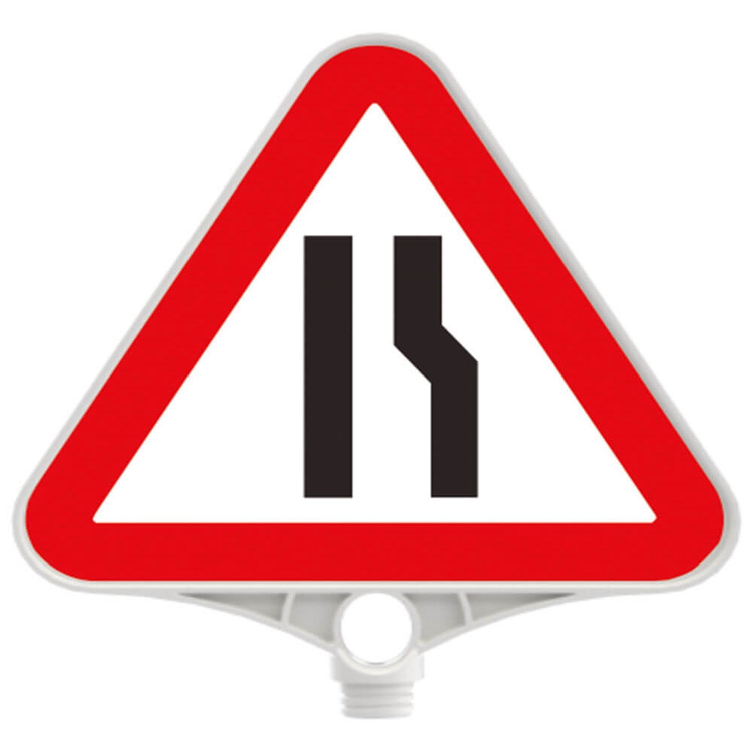 Üçgen Levha(Sağdan Daralan Yol))