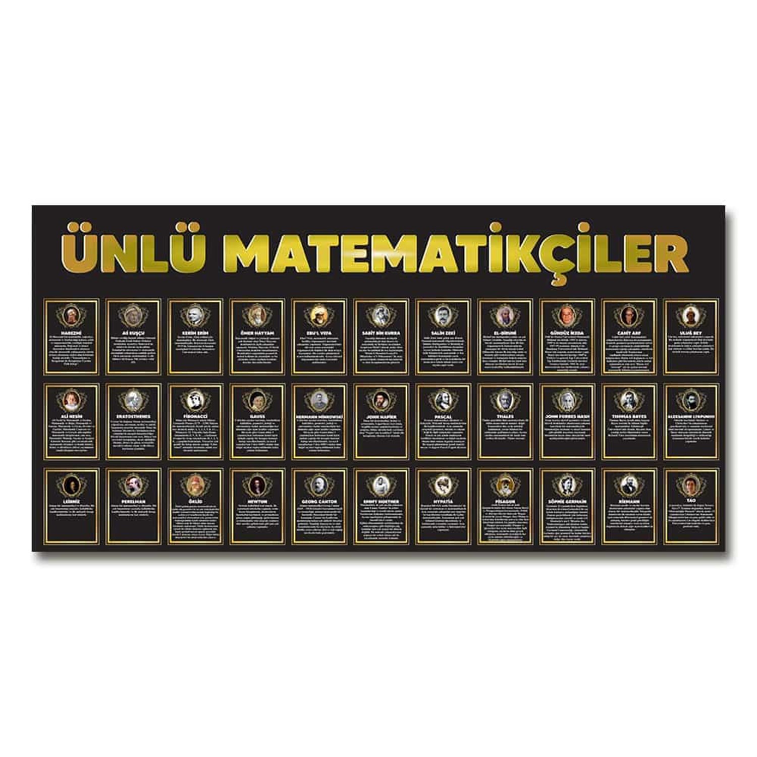 Ünlü Matematikçiler afişi