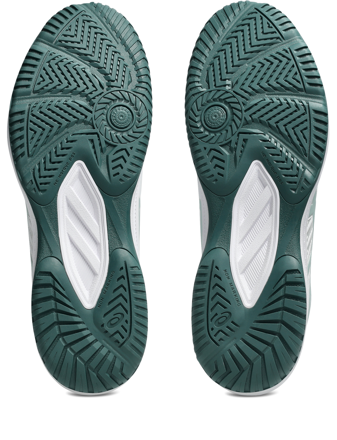 Asics White Cold Moss Asics 4 COURT SLIDE