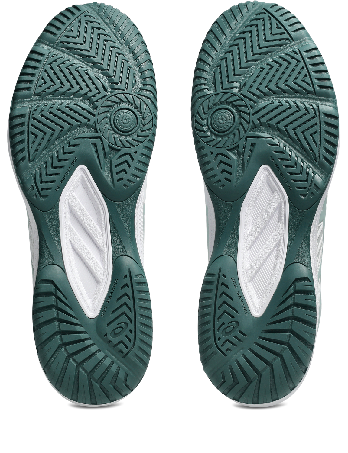 Asics White Cold Moss Asics 4 COURT SLIDE