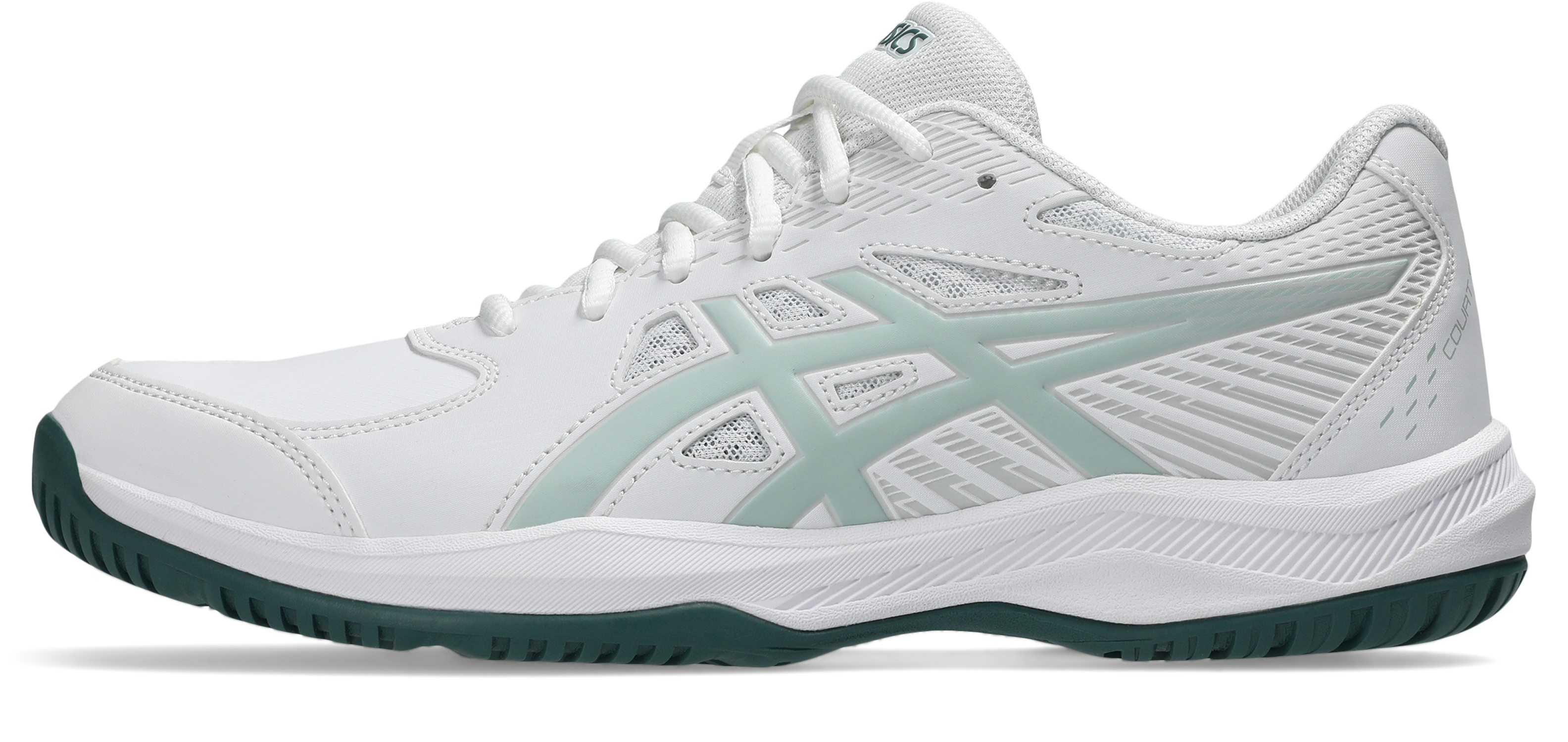 Asics White Cold Moss Asics 4 COURT SLIDE