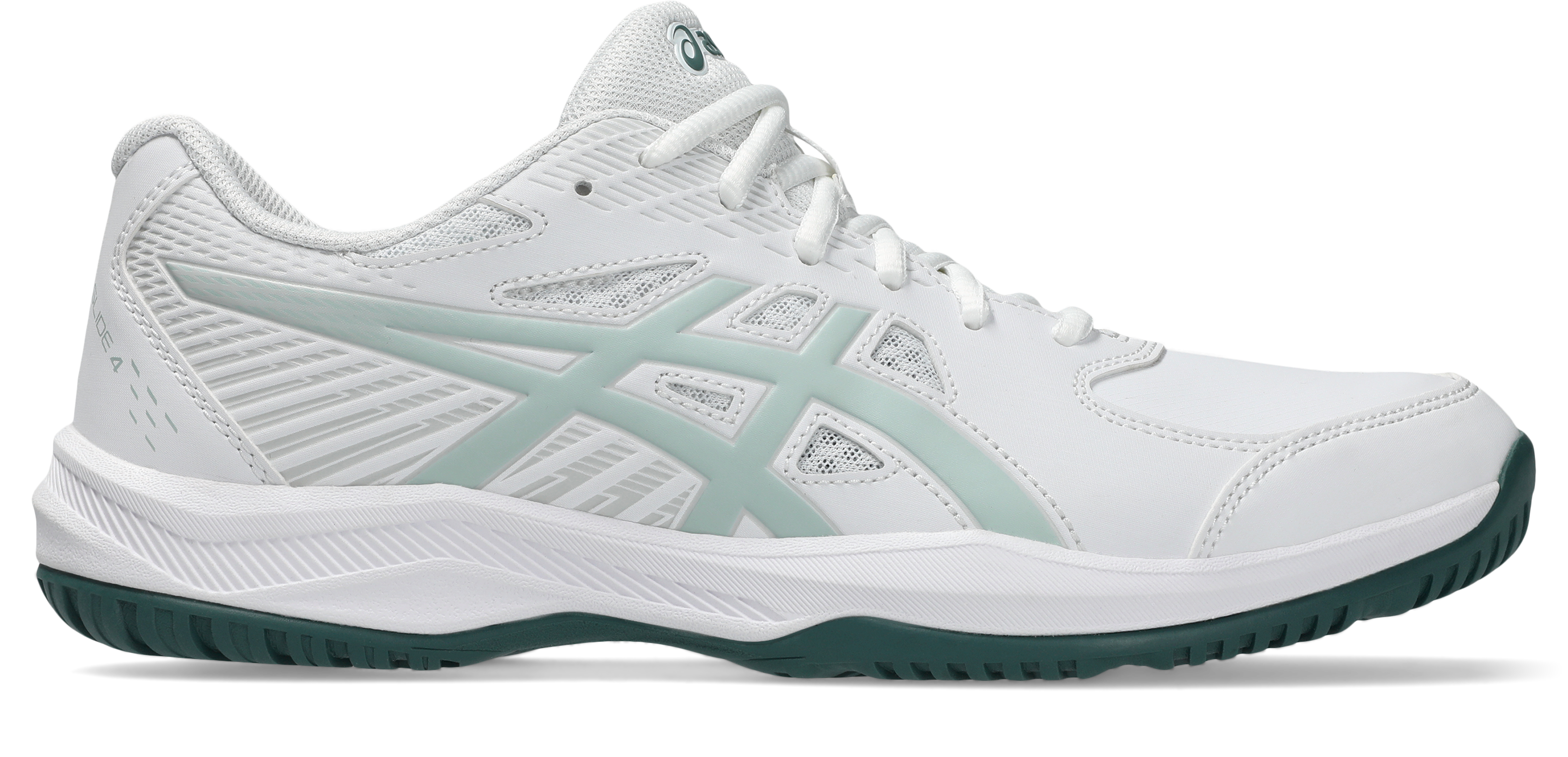 Asics White Cold Moss Asics 4 COURT SLIDE