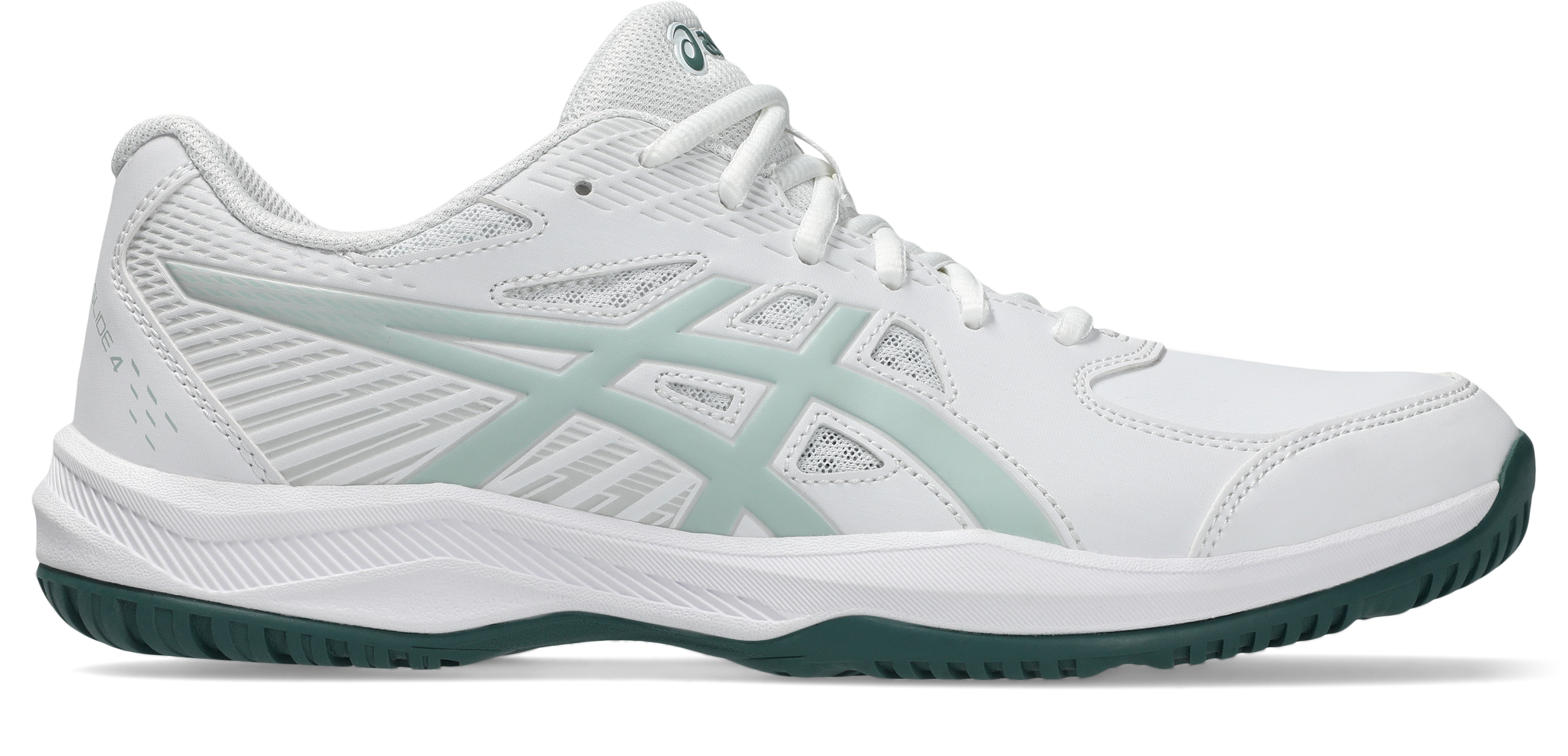 Asics White Cold Moss Asics 4 COURT SLIDE