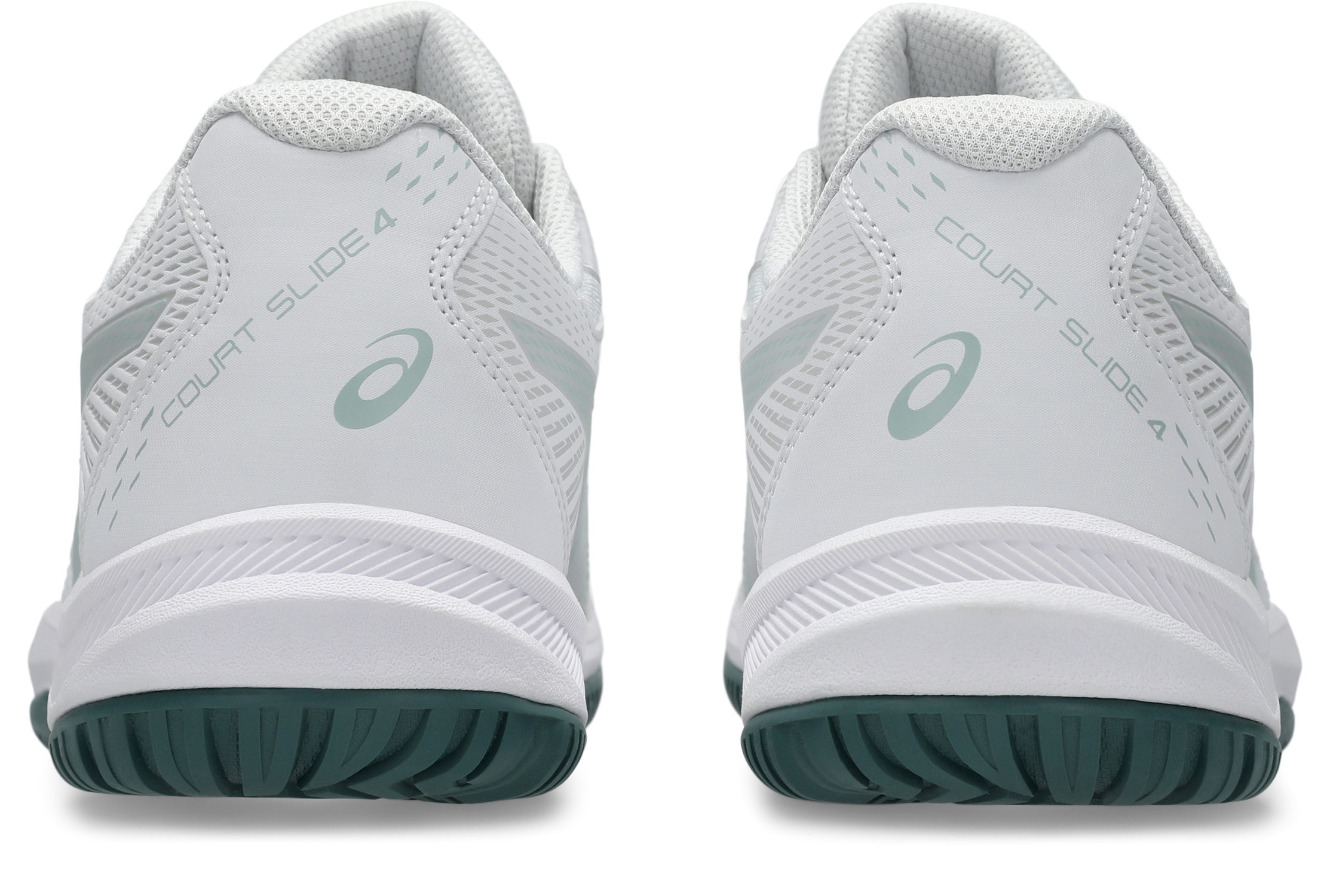 Asics White Cold Moss Asics 4 COURT SLIDE