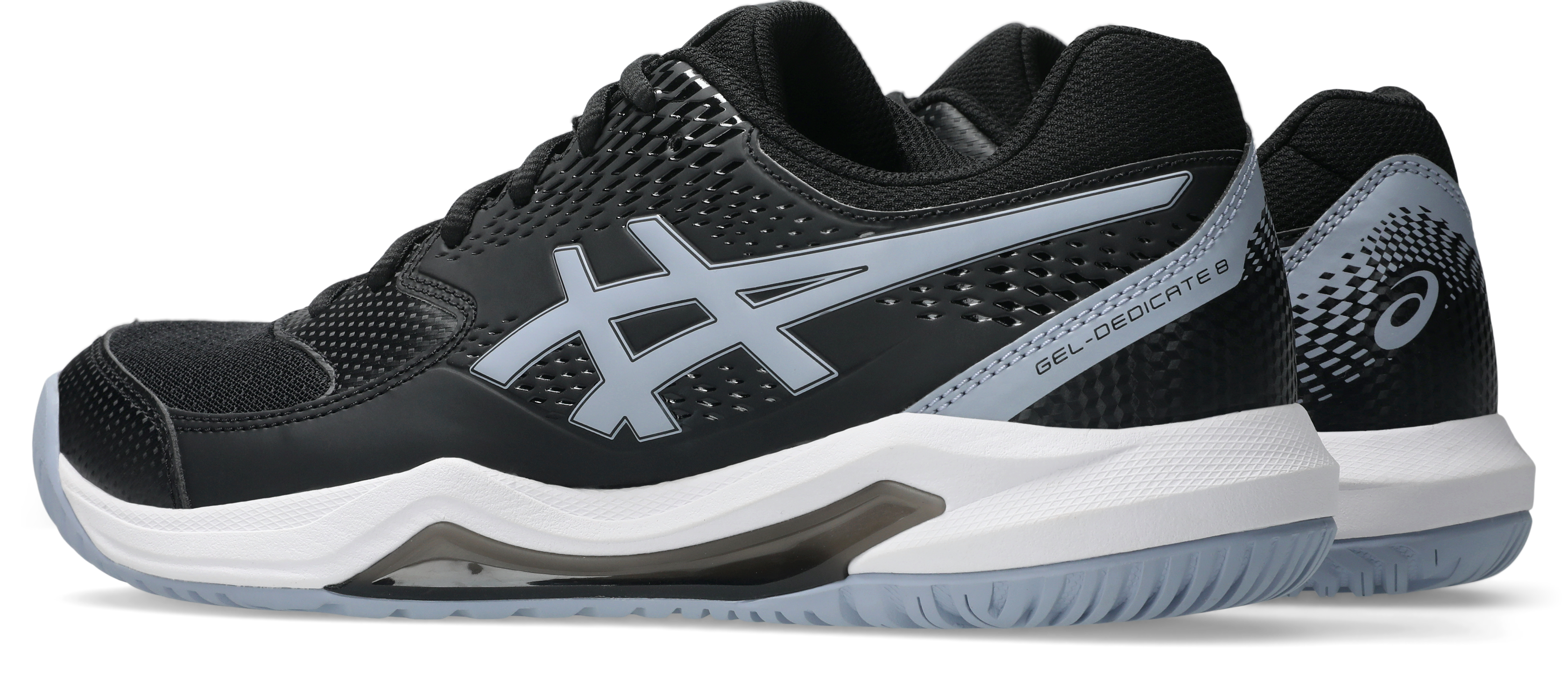 Asics Siyah Gri Mavi Asics Gel Dedicate GEL-DEDICATE 8