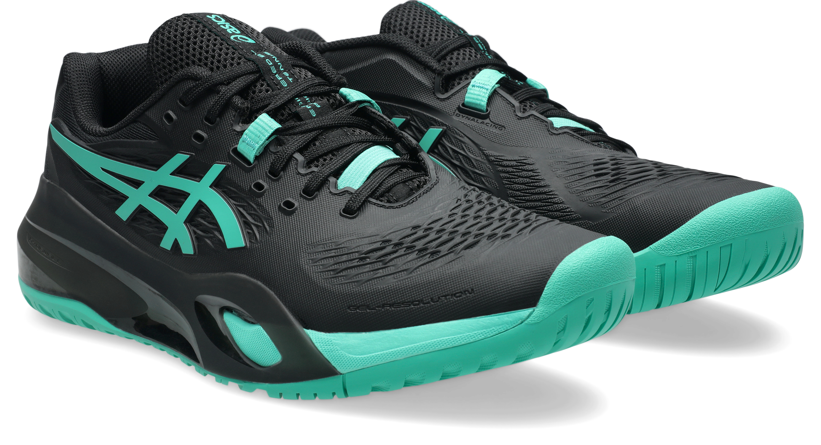 Asics Black Aurora Yeşil Asics Gel Resolution GEL-RESOLUTION X