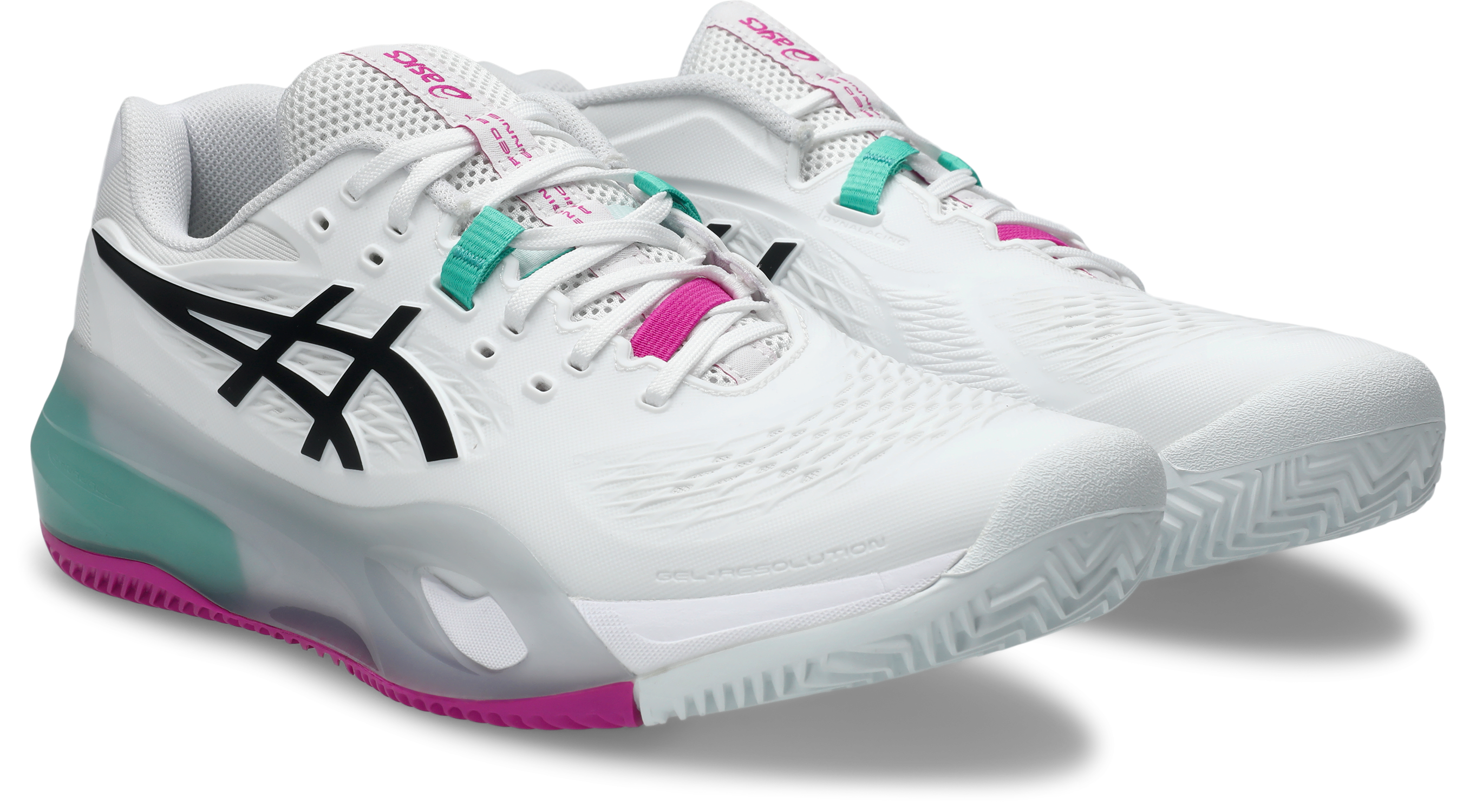Asics Whıte Aurora Yeşil Asics Gel Resolution GEL-RESOLUTION X CLAY