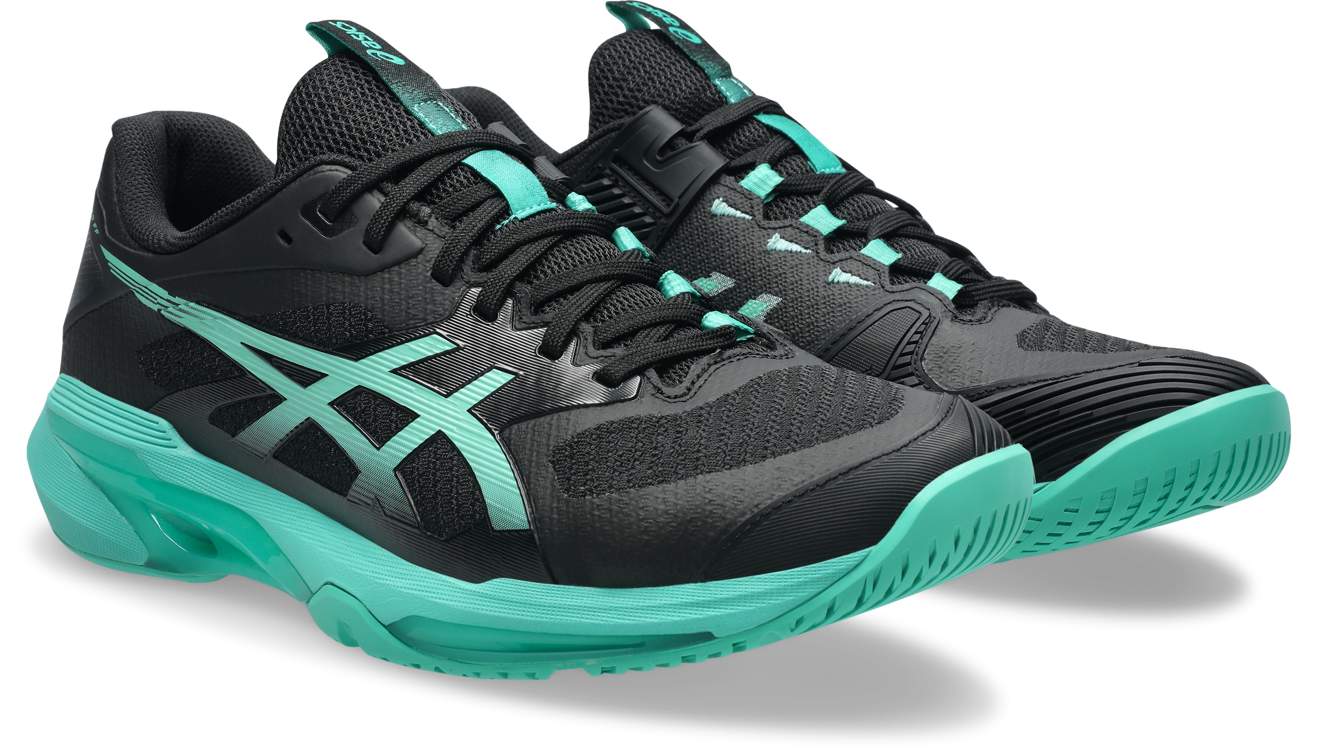 Asics Black Aurora Yeşil Asics Solution Speed FF 4