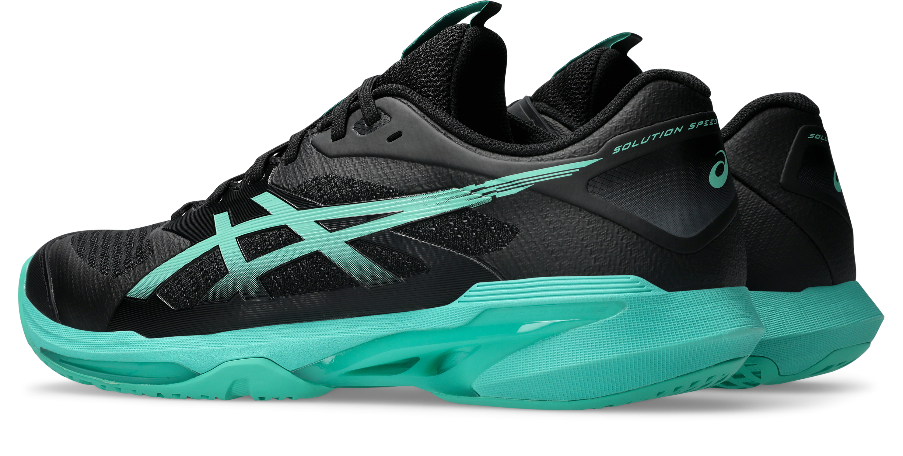 Asics Black Aurora Yeşil Asics Solution Speed FF 4