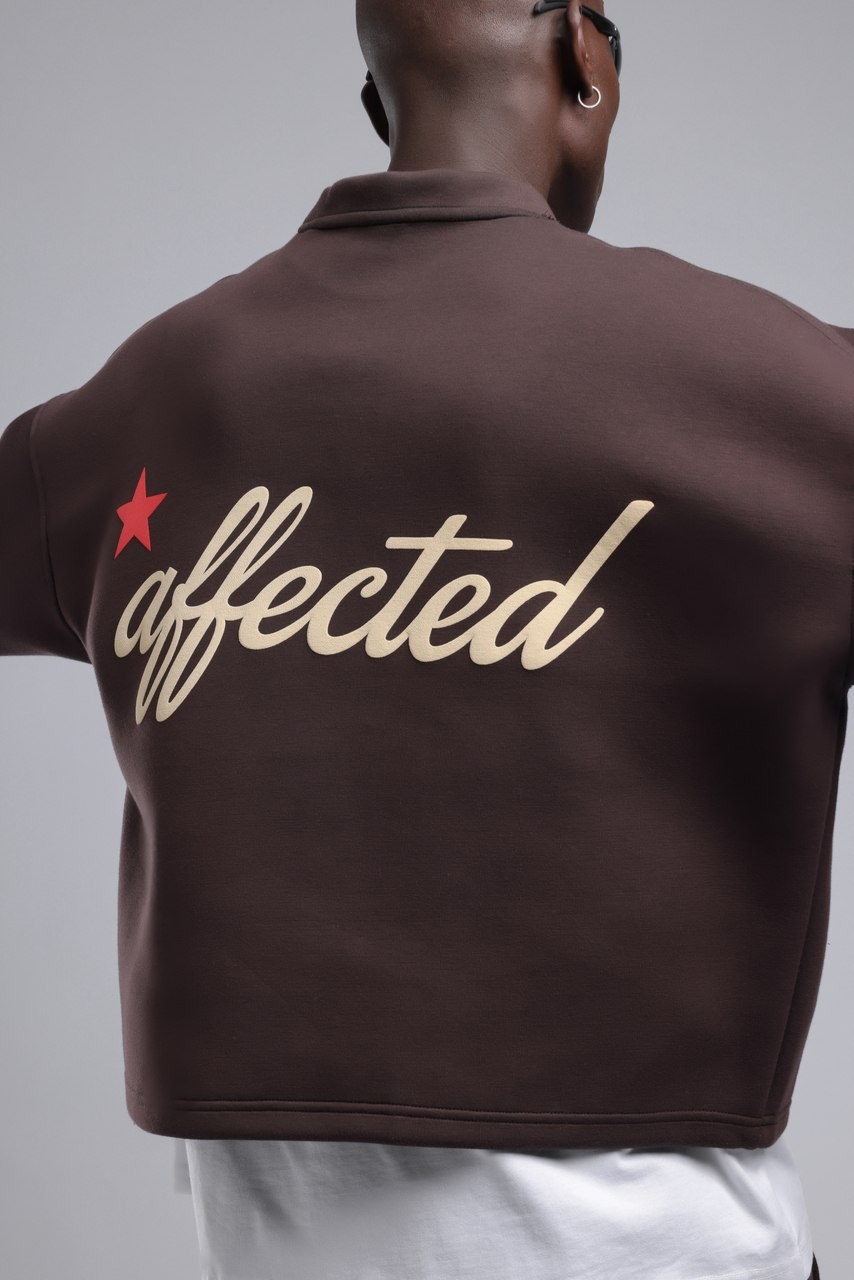 Affected Kabartma Baskılı Kahve