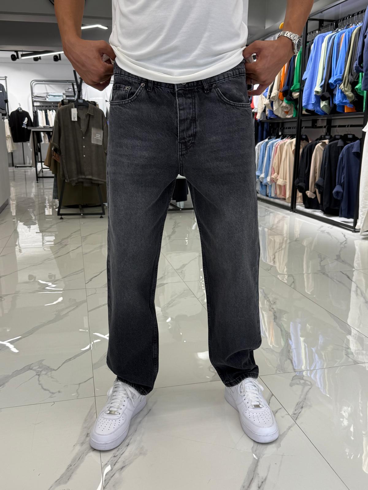 Baggy Kalıp Pantolon Gri