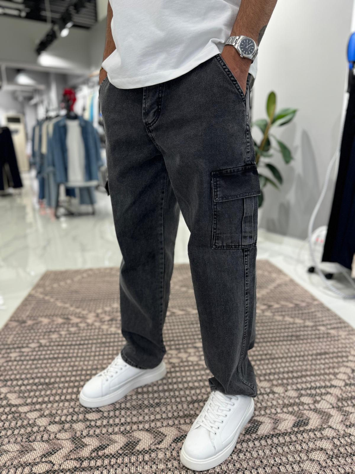 Baggy Kot Pantolon Antrasit