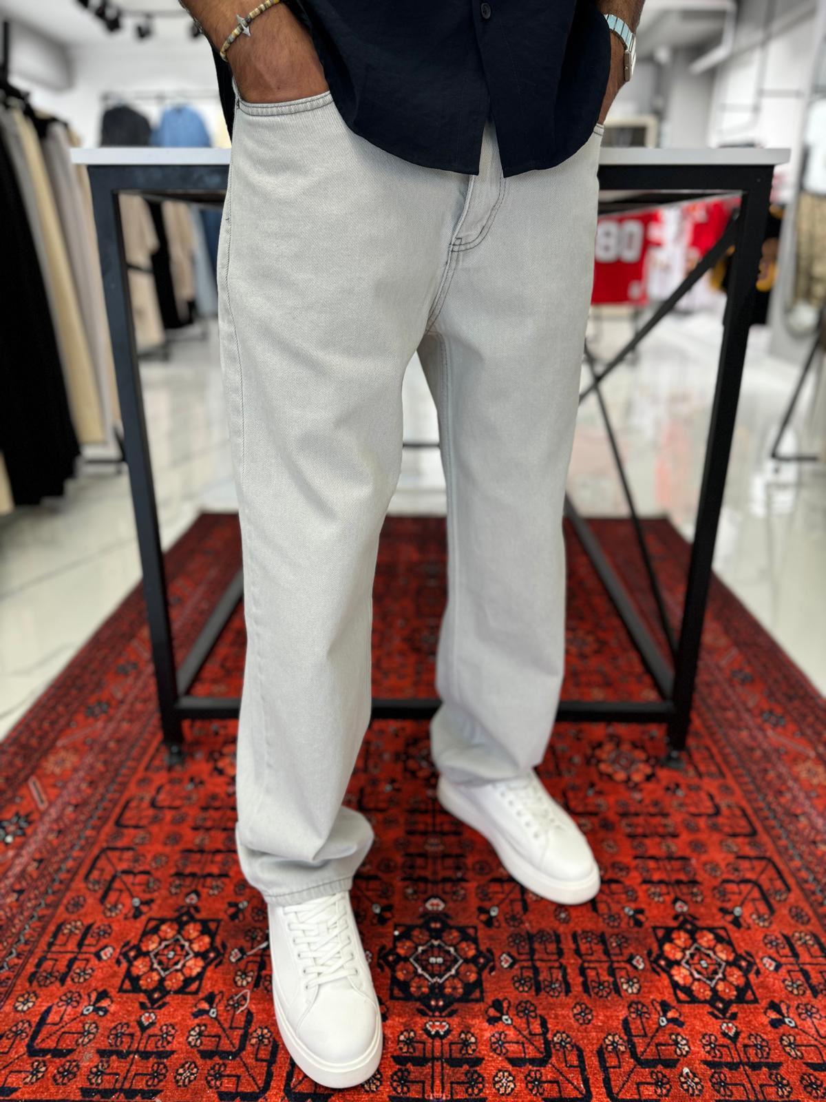 Baggy Pantolon Beyaz