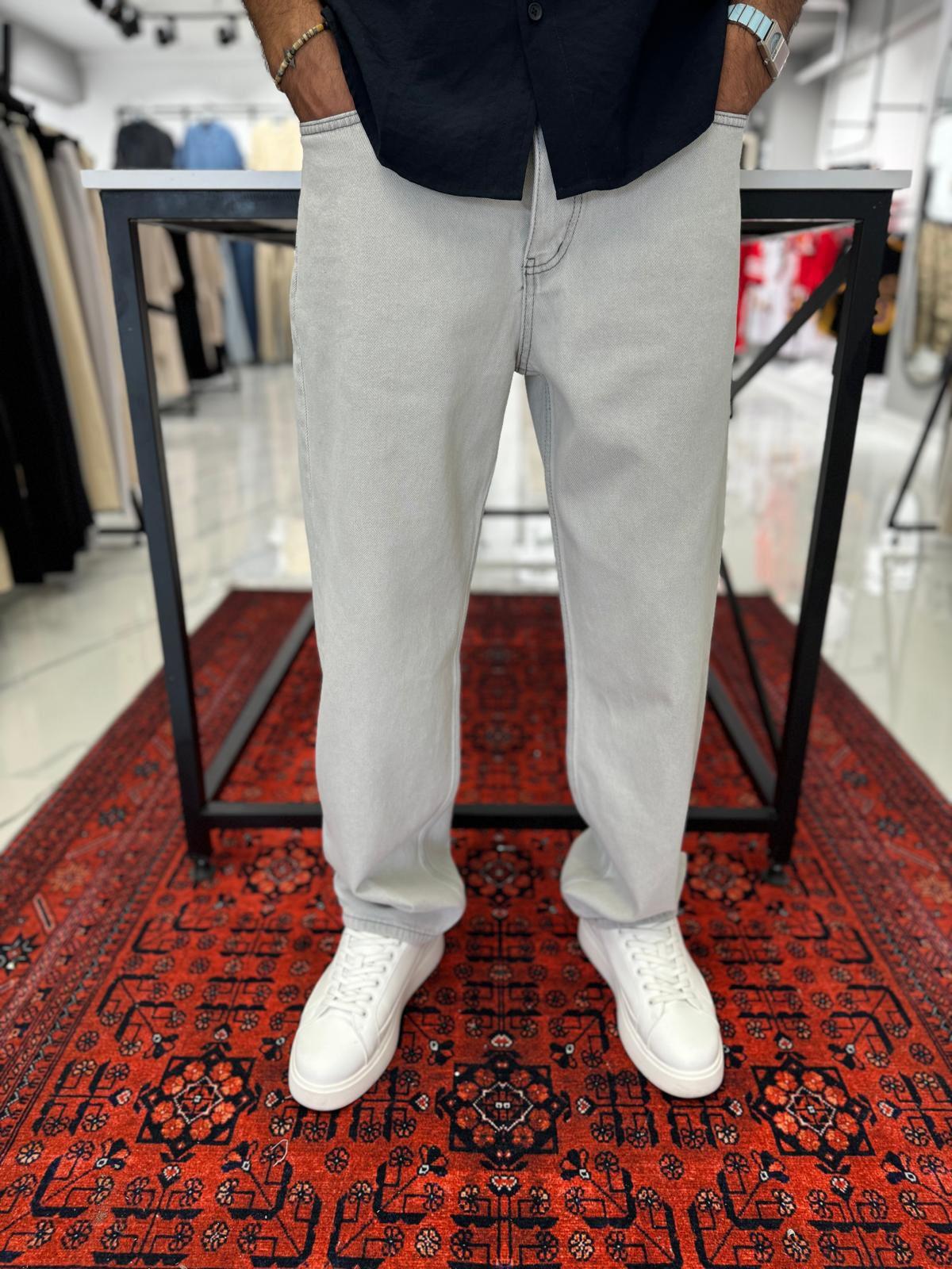 Baggy Pantolon Beyaz