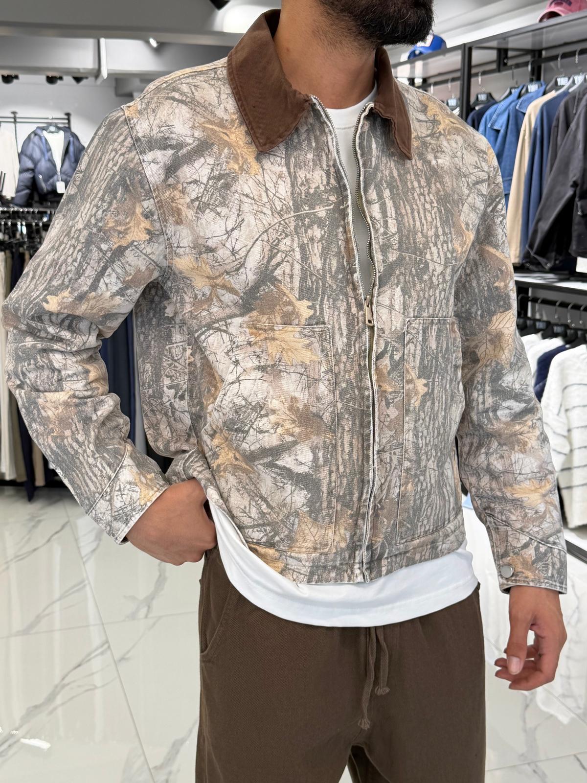 Baskılı Oversize Ceket