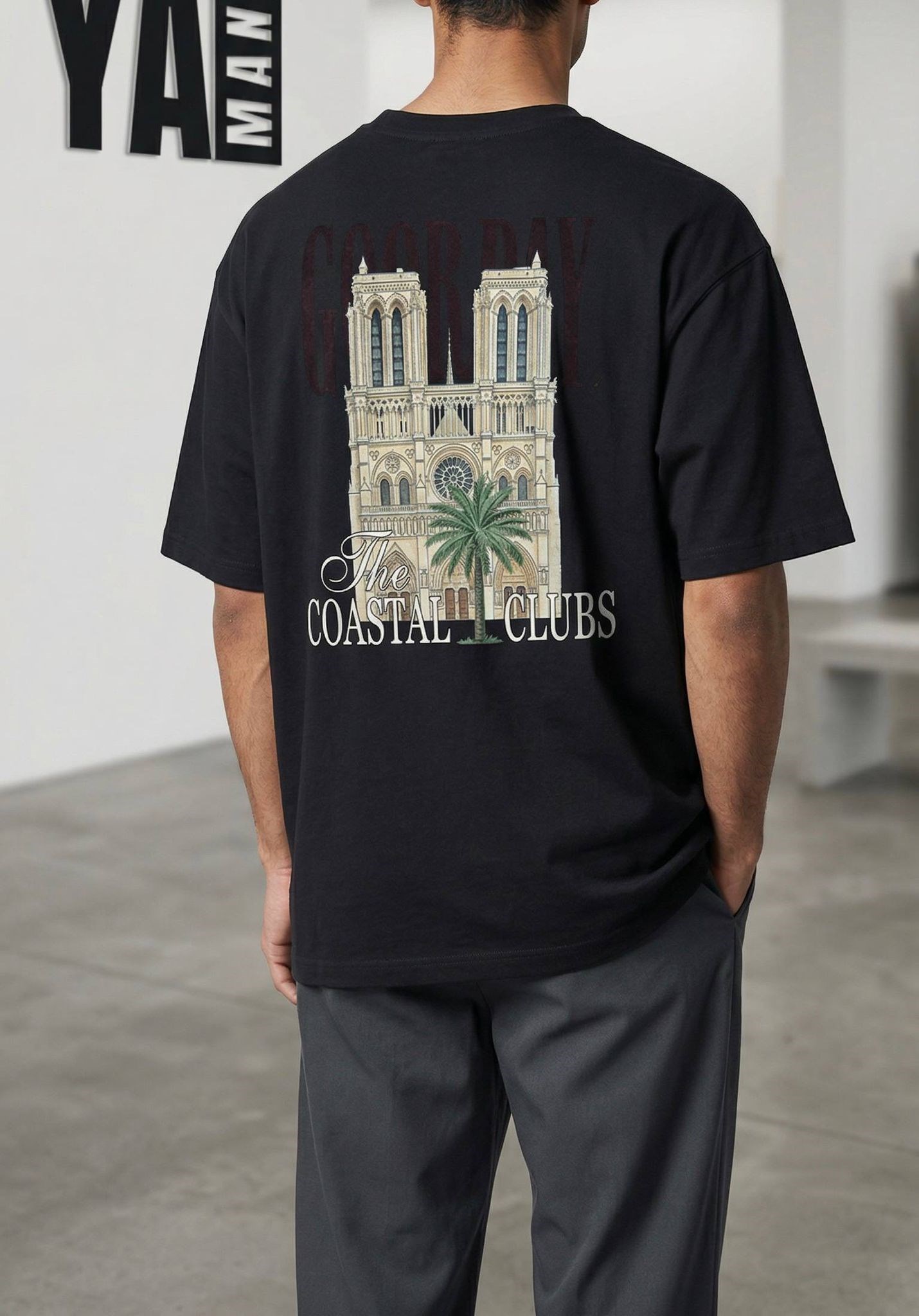 Coastal Club Oversize Siyah