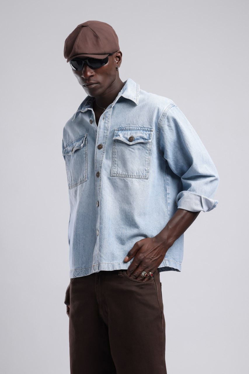 Denim Ceket mavi